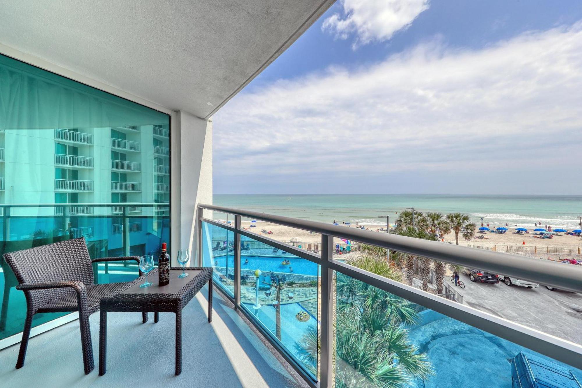 107 S Ocean Blvd, 0308 - Ocean Front Sleeps 6 Villa Myrtle Beach Exterior foto