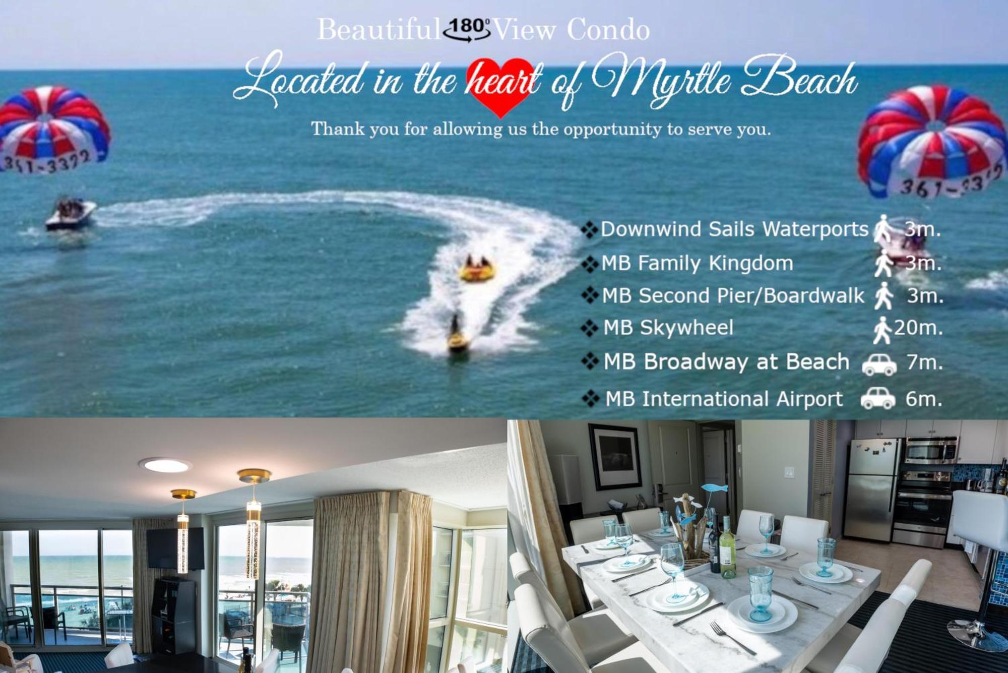 107 S Ocean Blvd, 0308 - Ocean Front Sleeps 6 Villa Myrtle Beach Exterior foto
